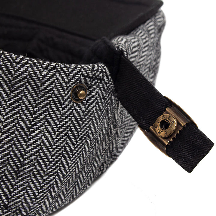 Enzo | Casquette en Laine Herringbone
