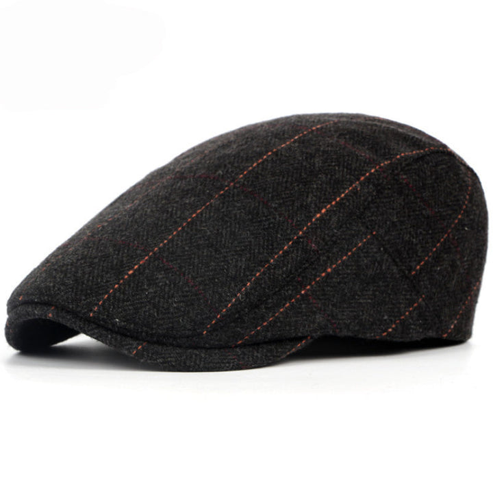 Conrad | Casquette en Herringbone à Rayures