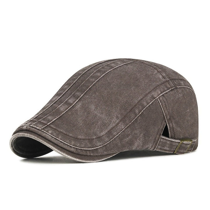 Théo | Casquette en Denim Rayée
