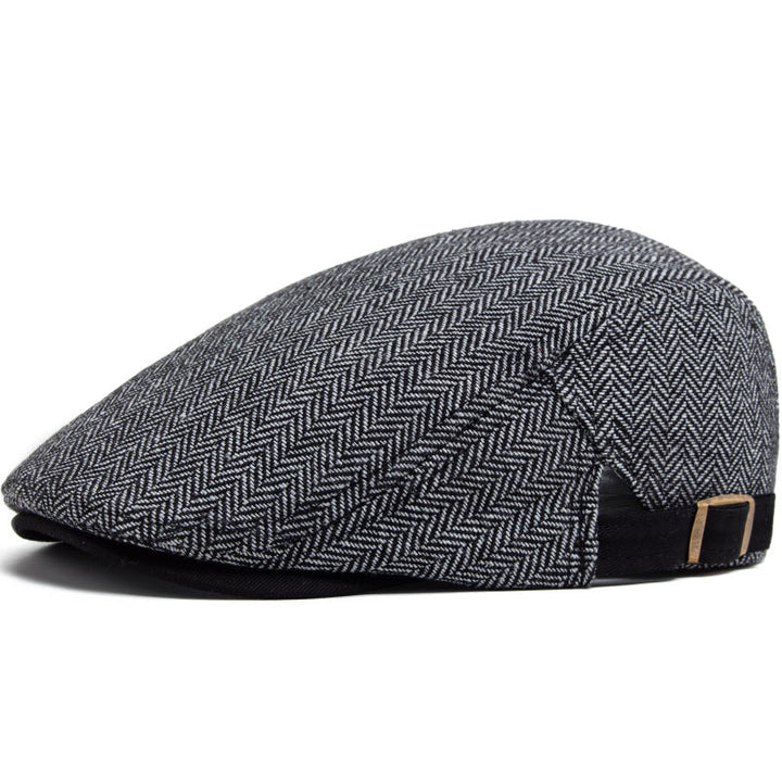 Enzo | Casquette en Laine Herringbone