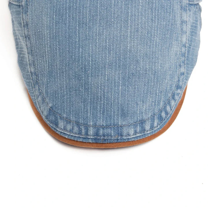 Alexandre | Casquette Plate en Denim Premium – Style Intemporel & Confort Quotidien (1+1 Offre Spéciale)