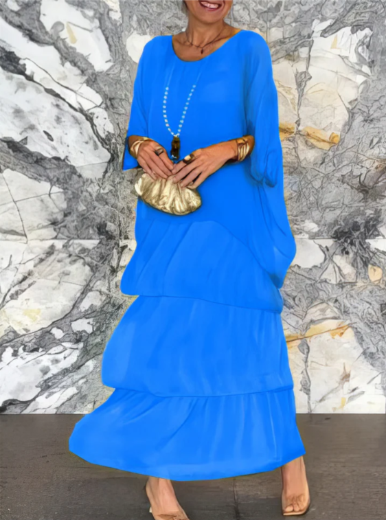 Lucille | Robe Maxi Élegante et Flottante