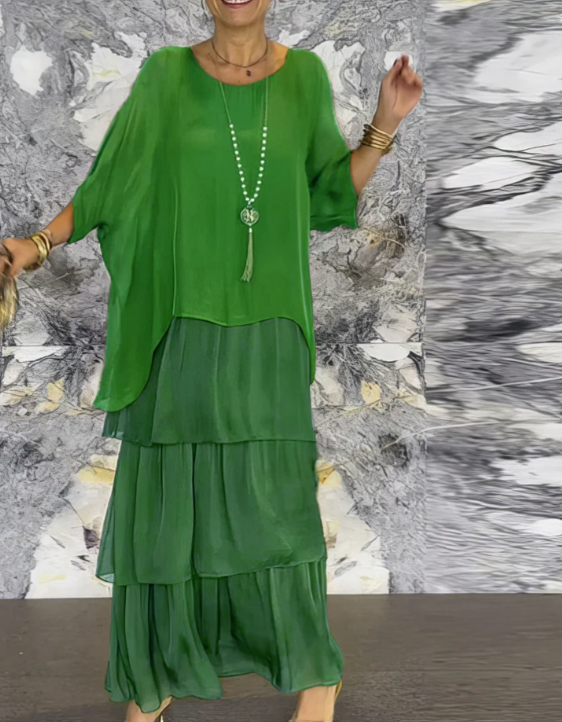 Lucille | Robe Maxi Élegante et Flottante