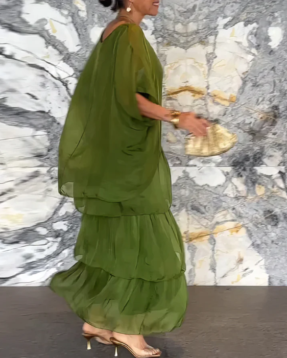Lucille | Robe Maxi Élegante et Flottante