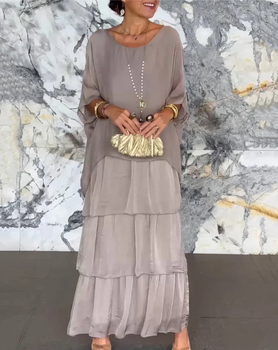 Lucille | Robe Maxi Élegante et Flottante