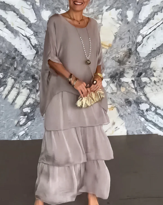 Lucille | Robe Maxi Élegante et Flottante