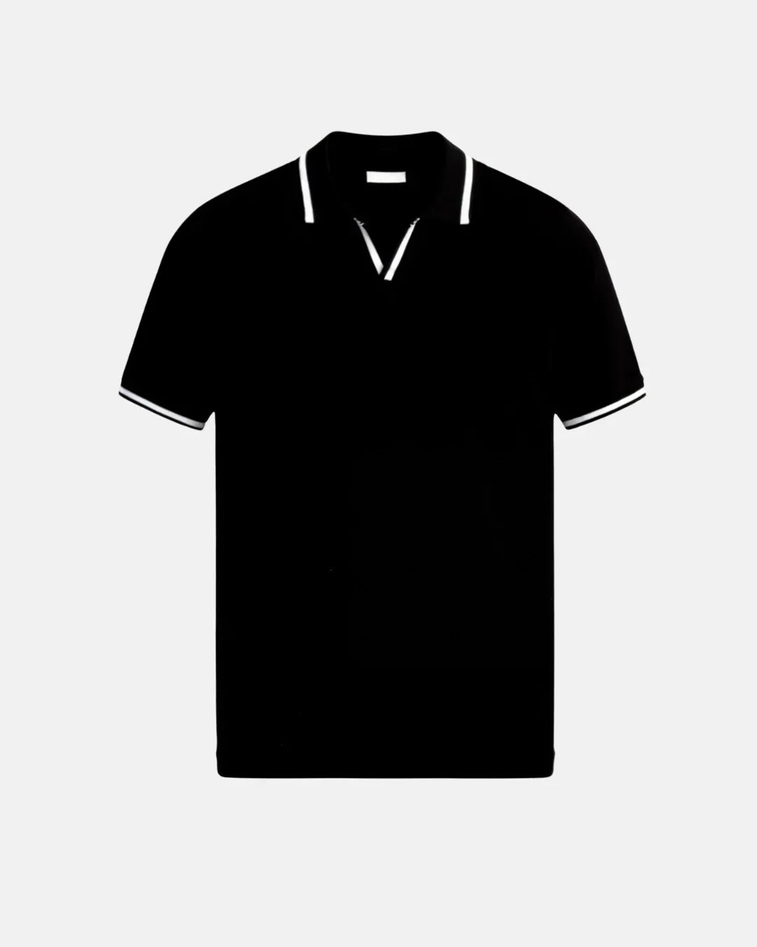 Damien | Polo Sur Mesure En Piqué Avec Détails Contrastants