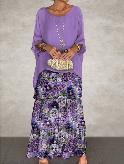 Lucille | Robe Maxi Élegante et Flottante