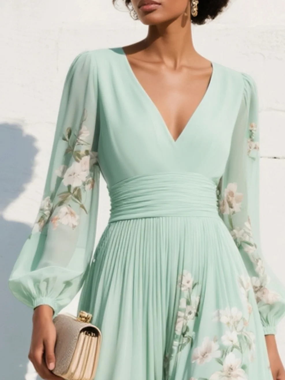 Olyana | Robe Midi Florale