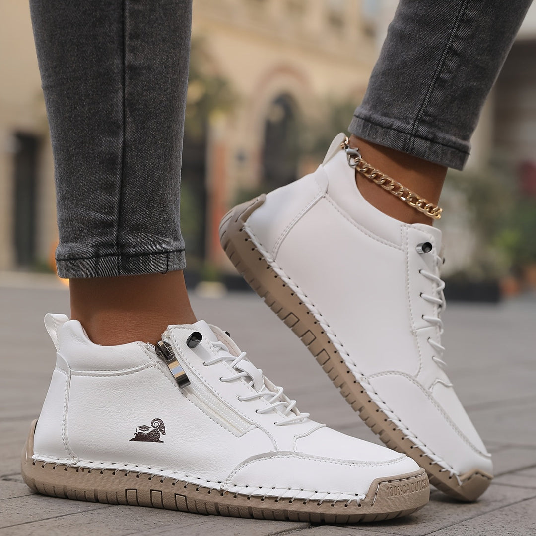Mariette │ Baskets orthopédiques confortables + Fermeture éclair