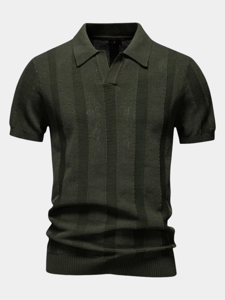 David | Polo En Maille Élevée