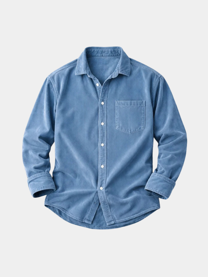 Mathieu | Chemise Classique En Velours Côtelé Pour Homme