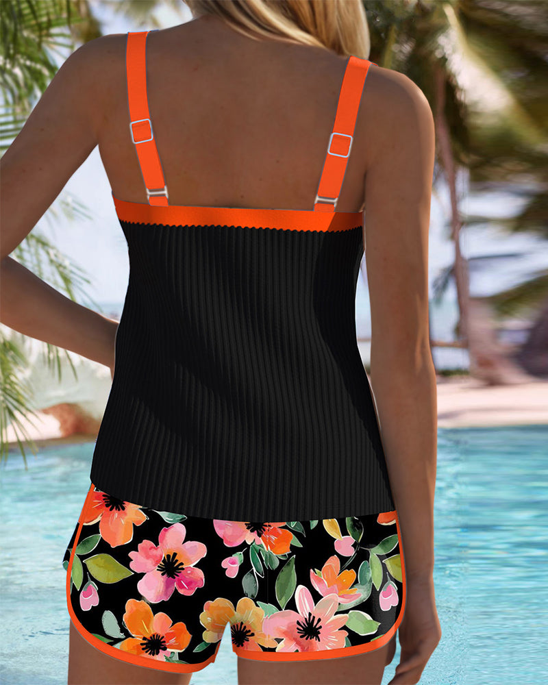 Lana | Ensemble de Tankini Élégant en Deux Pièces