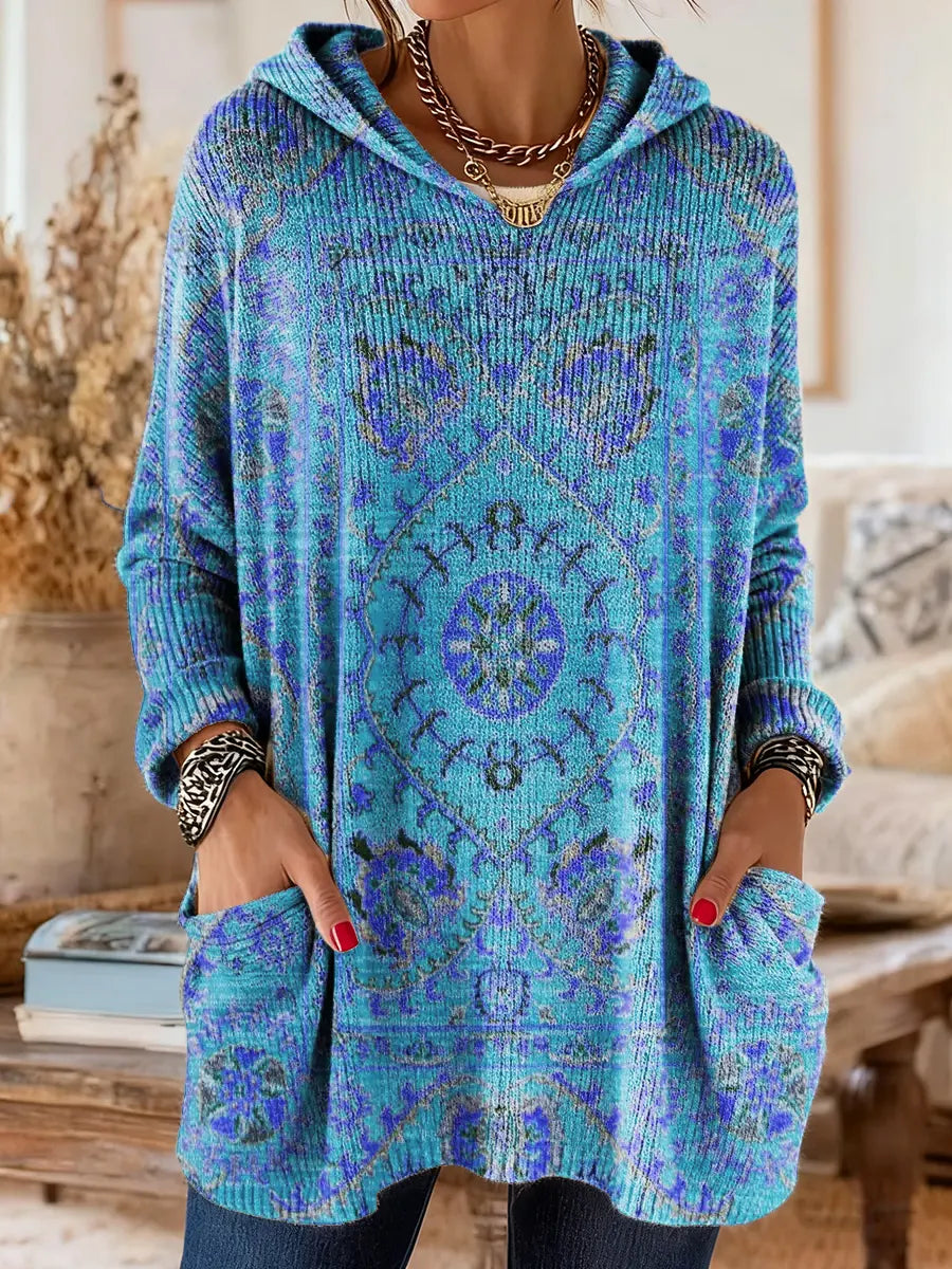 Renée | Tunique en maille rétro confortable