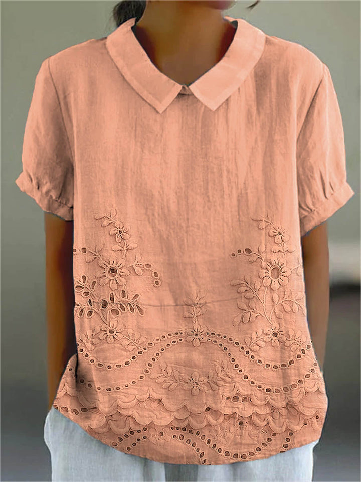 Lucieanne | Chemise Brodée Florale