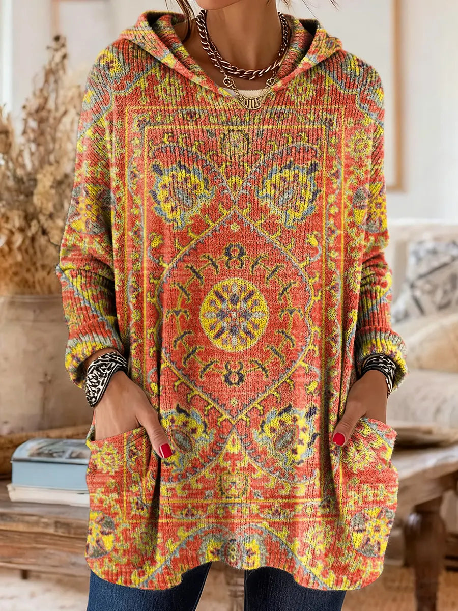 Renée | Tunique en maille rétro confortable