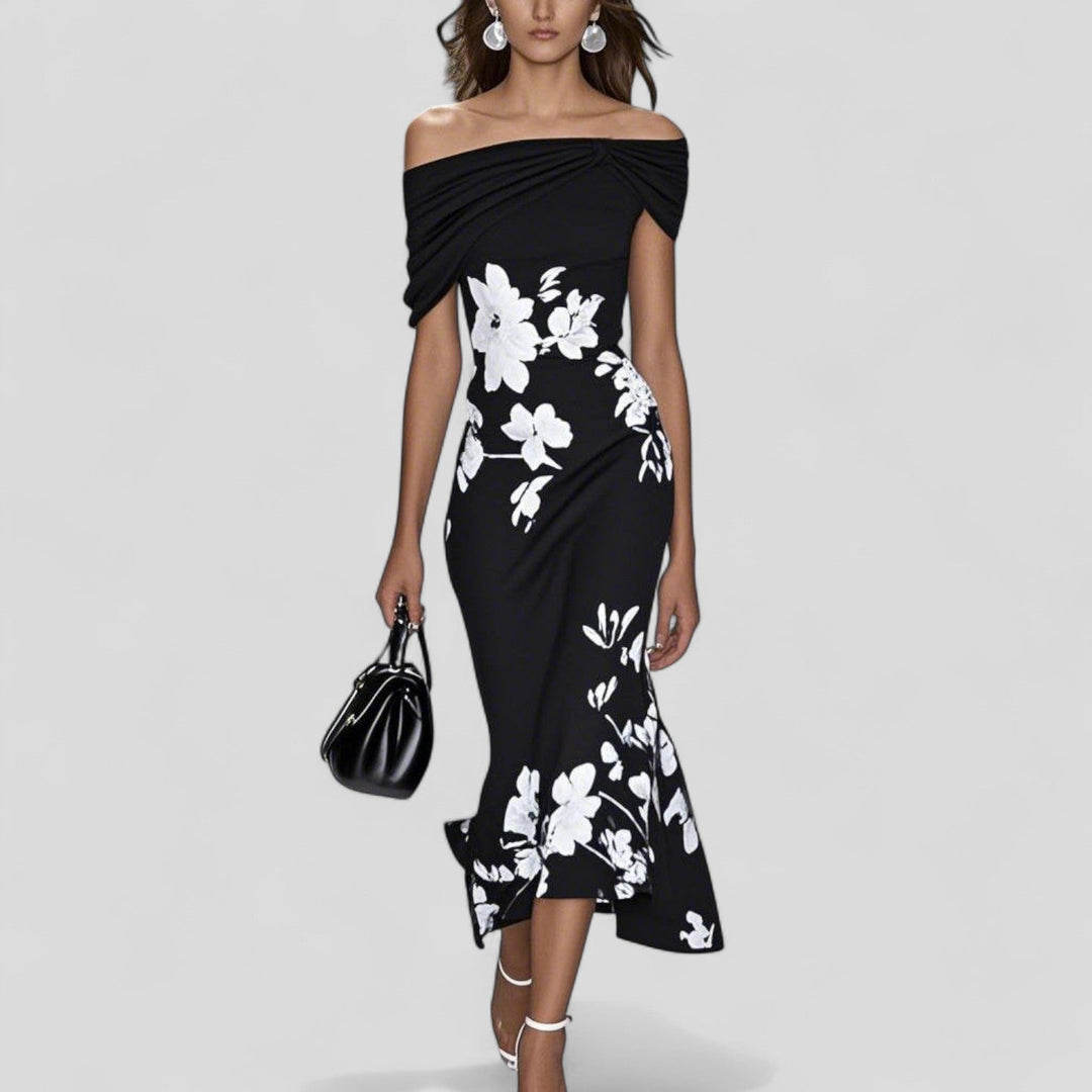 Irène | Robe Midi Élégante