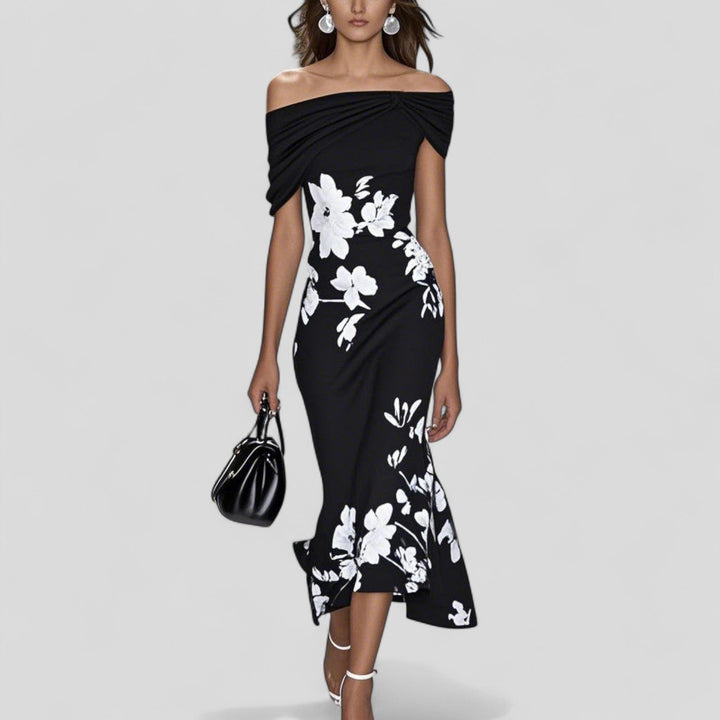 Irène | Robe Midi Élégante