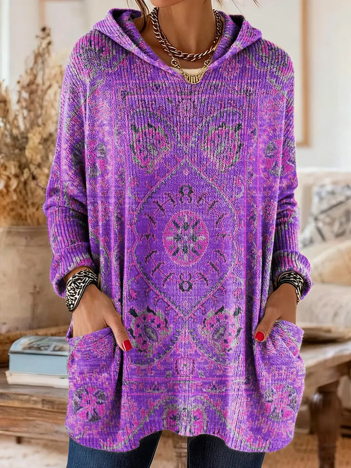 Renée | Tunique en maille rétro confortable