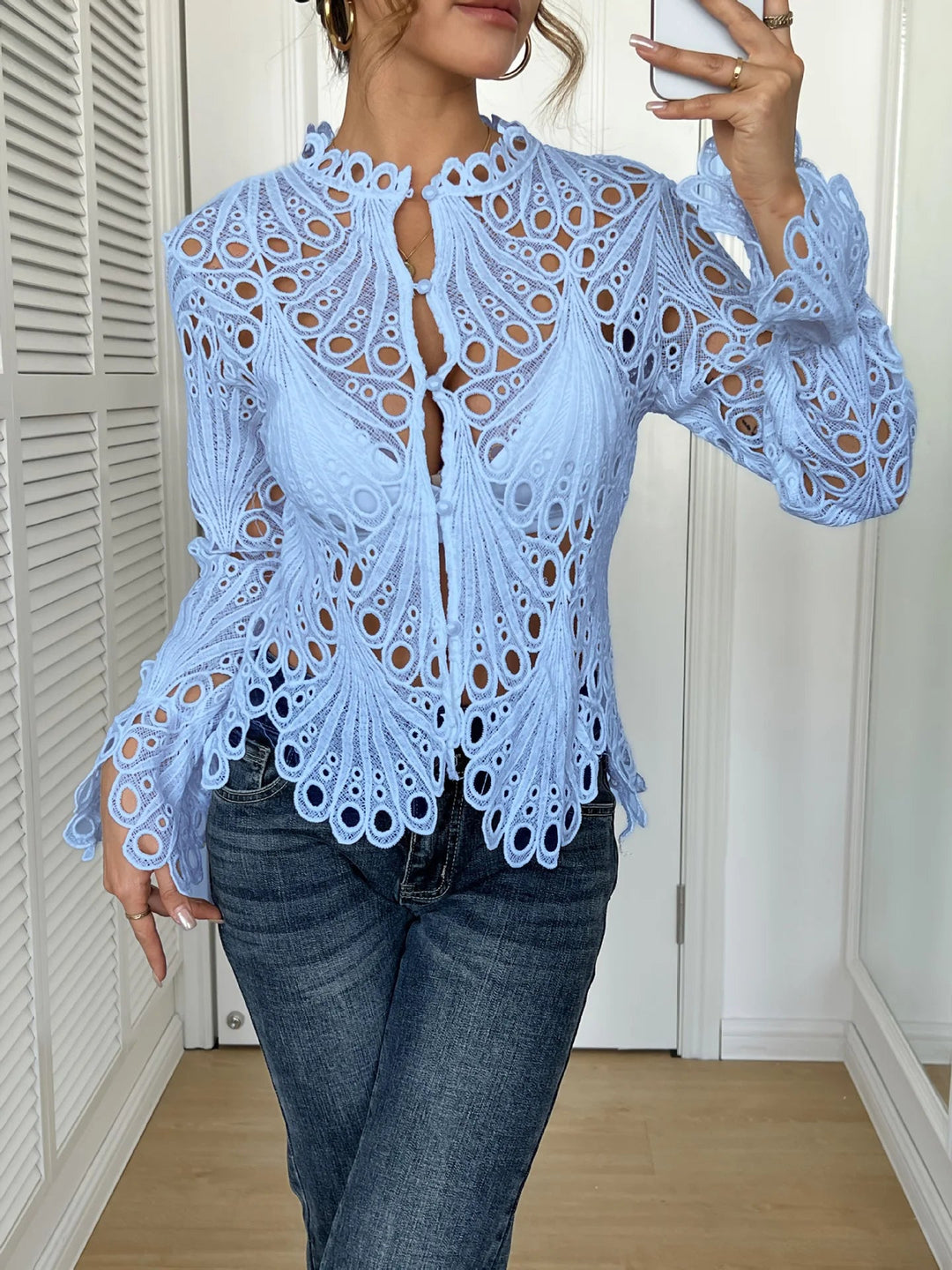 Shantel │ Blouse Moderne à Détails Creux