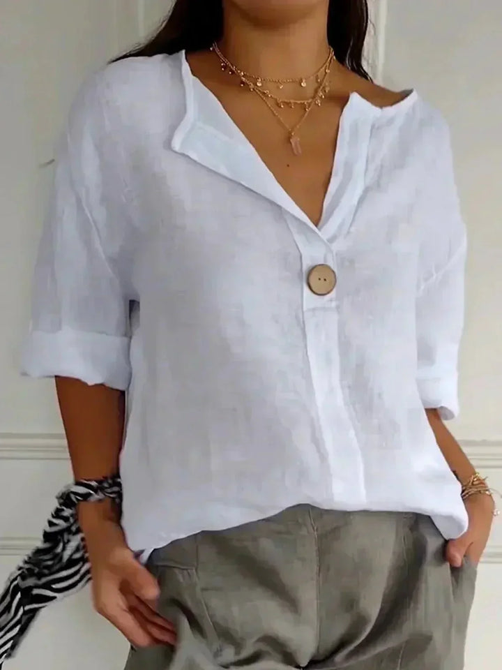 Zahira | Haut V-Neck Détendu