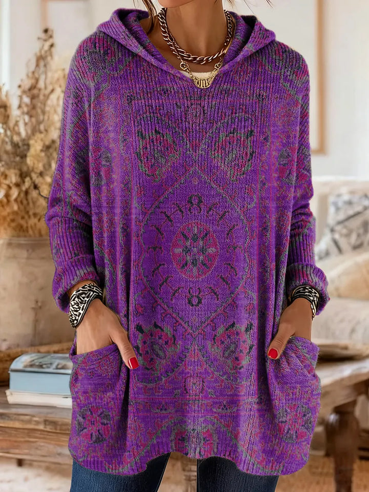 Renée | Tunique en maille rétro confortable