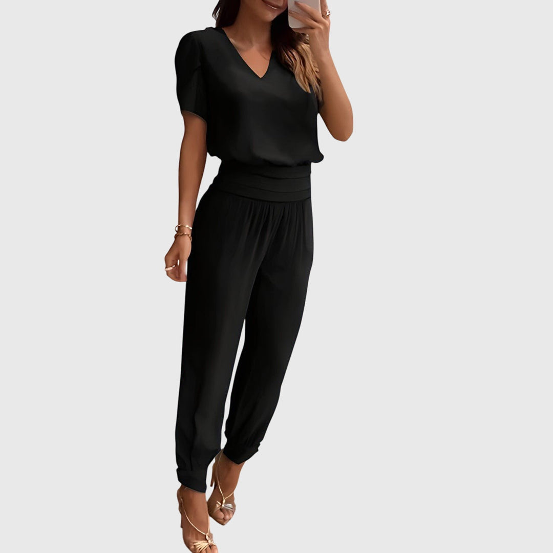 Janelle | Ensemble Blouse et Pantalon Élégant