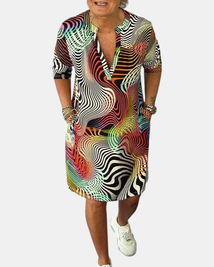 Jessica | Robe V en Couleurs
