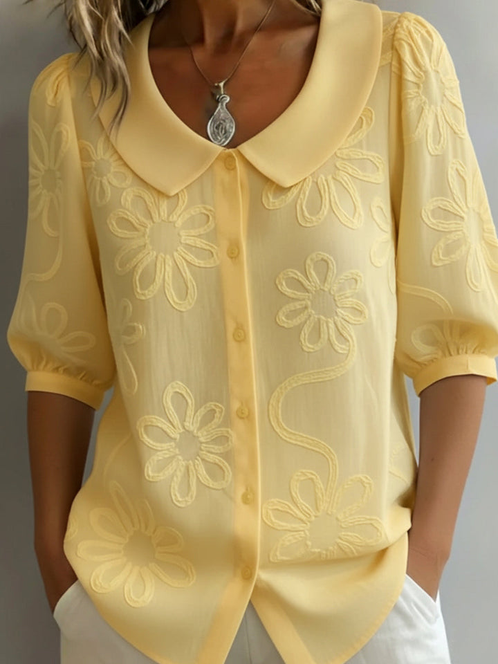 Aurélie | Blouse légère florale élégance naturelle