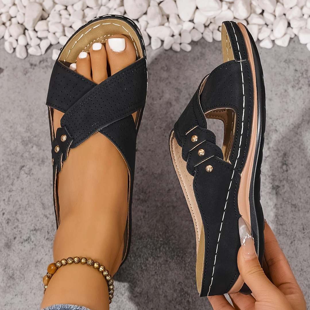Panéla | Sandales Orthopédiques à Talon Wedge