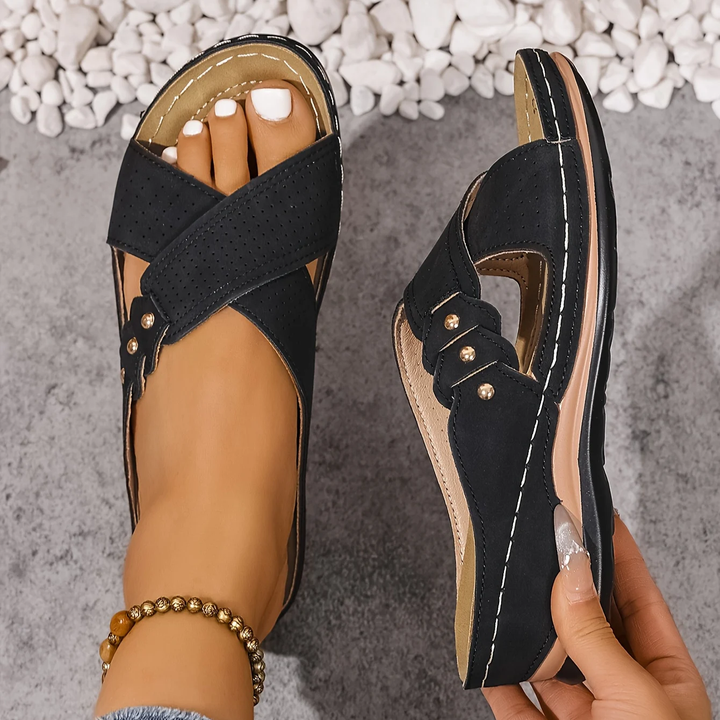Panéla | Sandales Orthopédiques à Talon Wedge