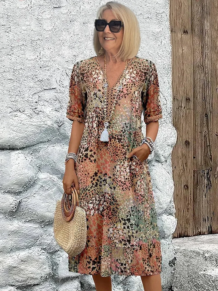 Violeta | ROBE MIDI VIBRANTE