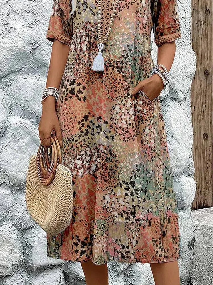 Violeta | ROBE MIDI VIBRANTE