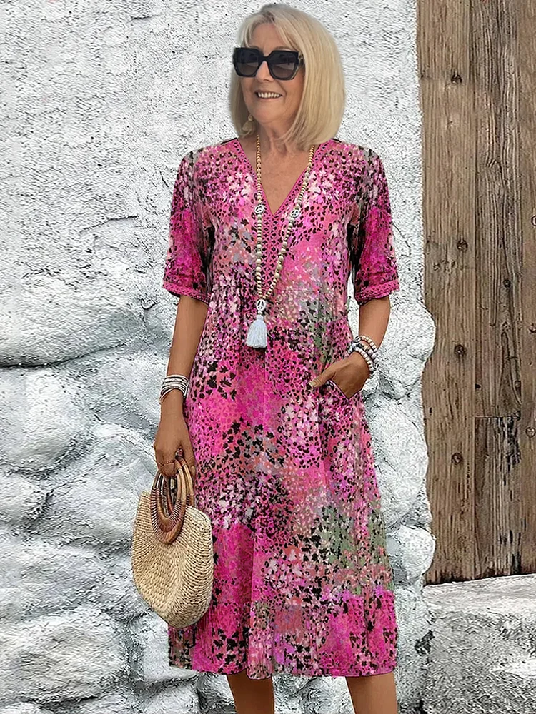 Violeta | ROBE MIDI VIBRANTE