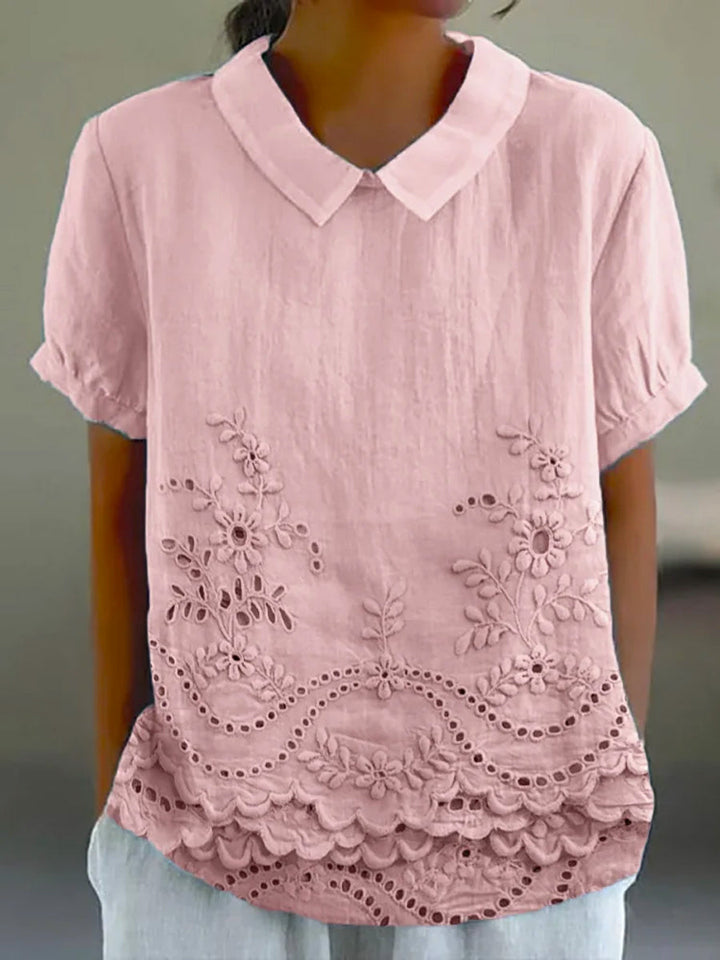 Lilia | Chemise Brodée Florale