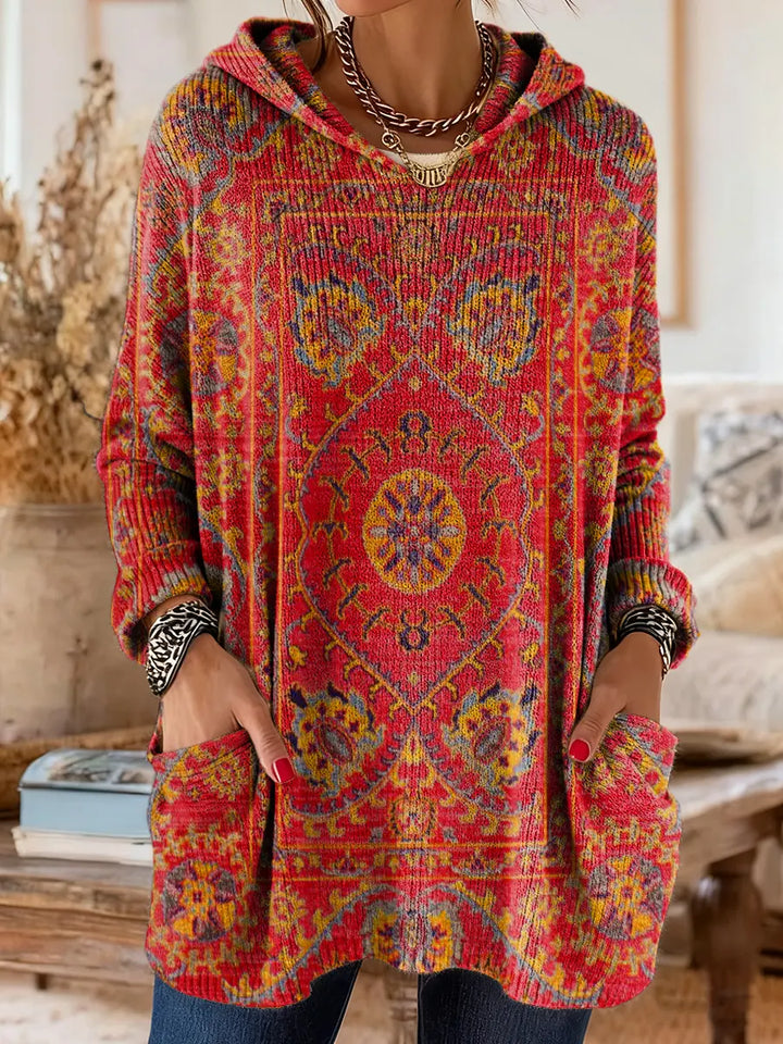 Renée | Tunique en maille rétro confortable