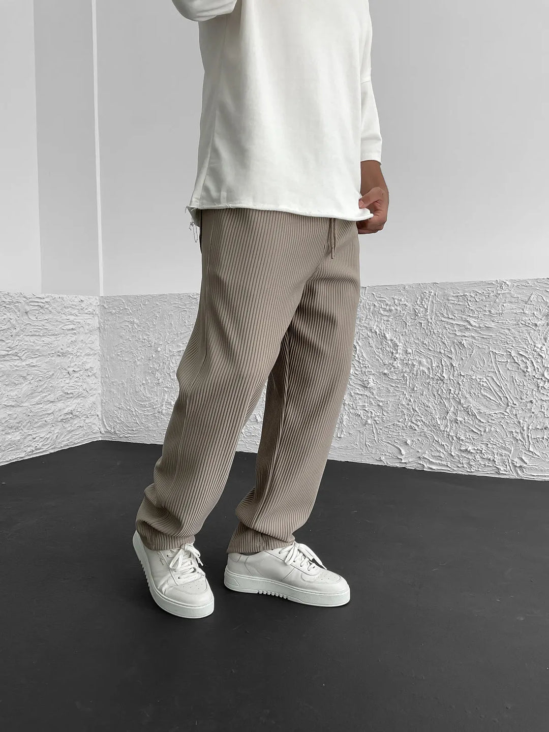 Sami | Pantalon Confortable Côtelé En Spandex