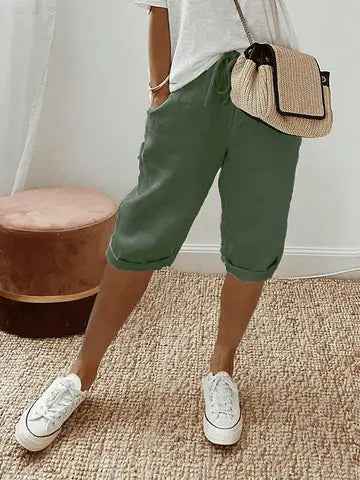 Bernadette | Shorts en Coton et Lin pour Femmes