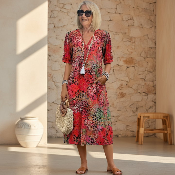 Violeta | ROBE MIDI VIBRANTE