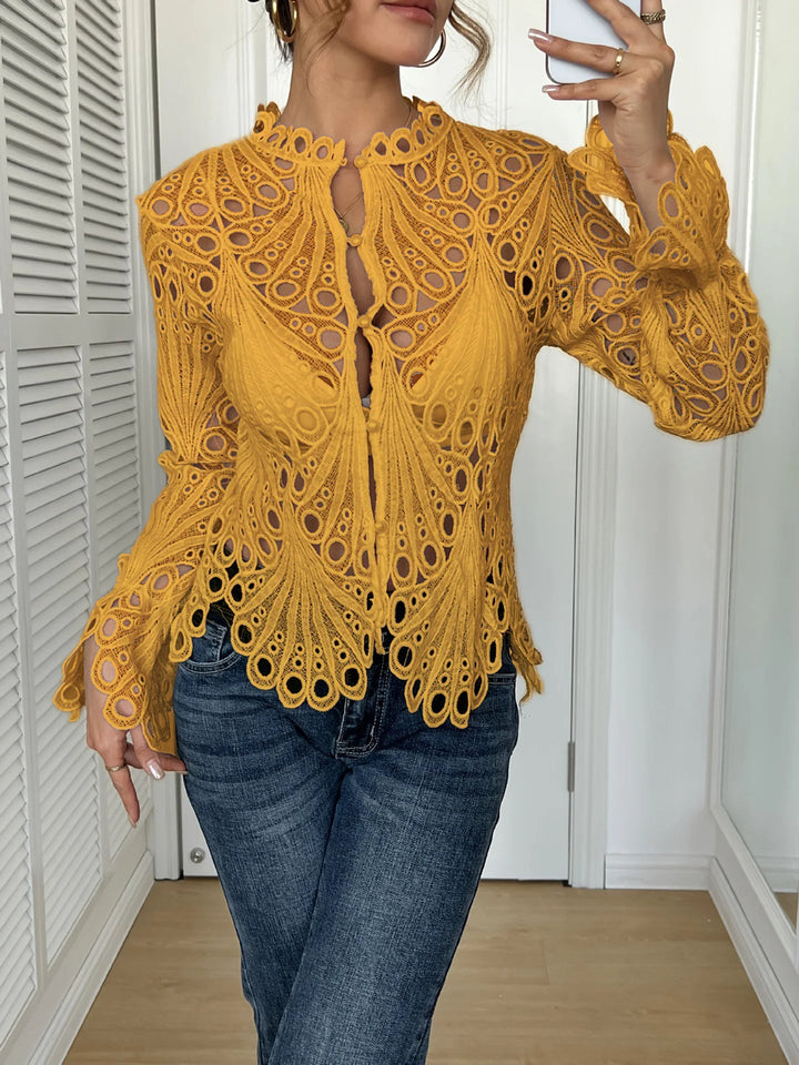 Shantel │ Blouse Moderne à Détails Creux