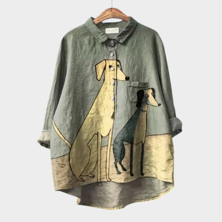 Amélie | Élégante Chemise d'Été en Lin