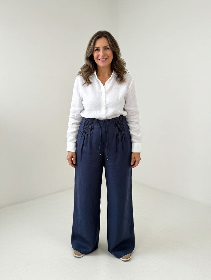 Zofia | Pantalon large en coton léger