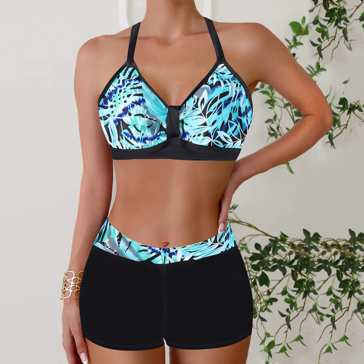 Janette | Bikini à Taille Haute Rippé