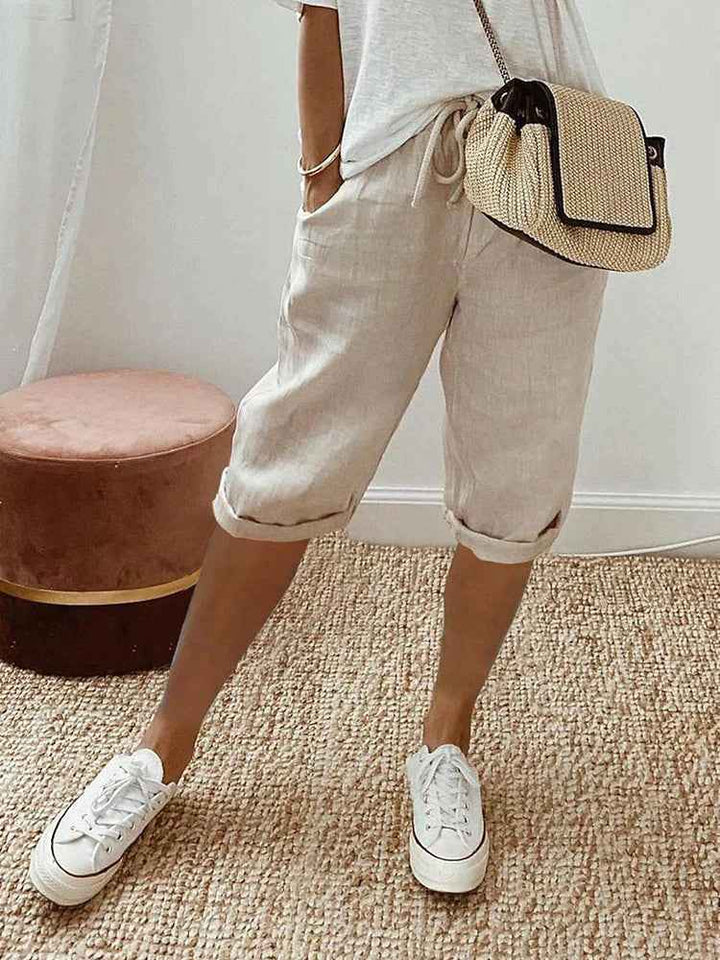 Bernadette | Shorts en Coton et Lin pour Femmes