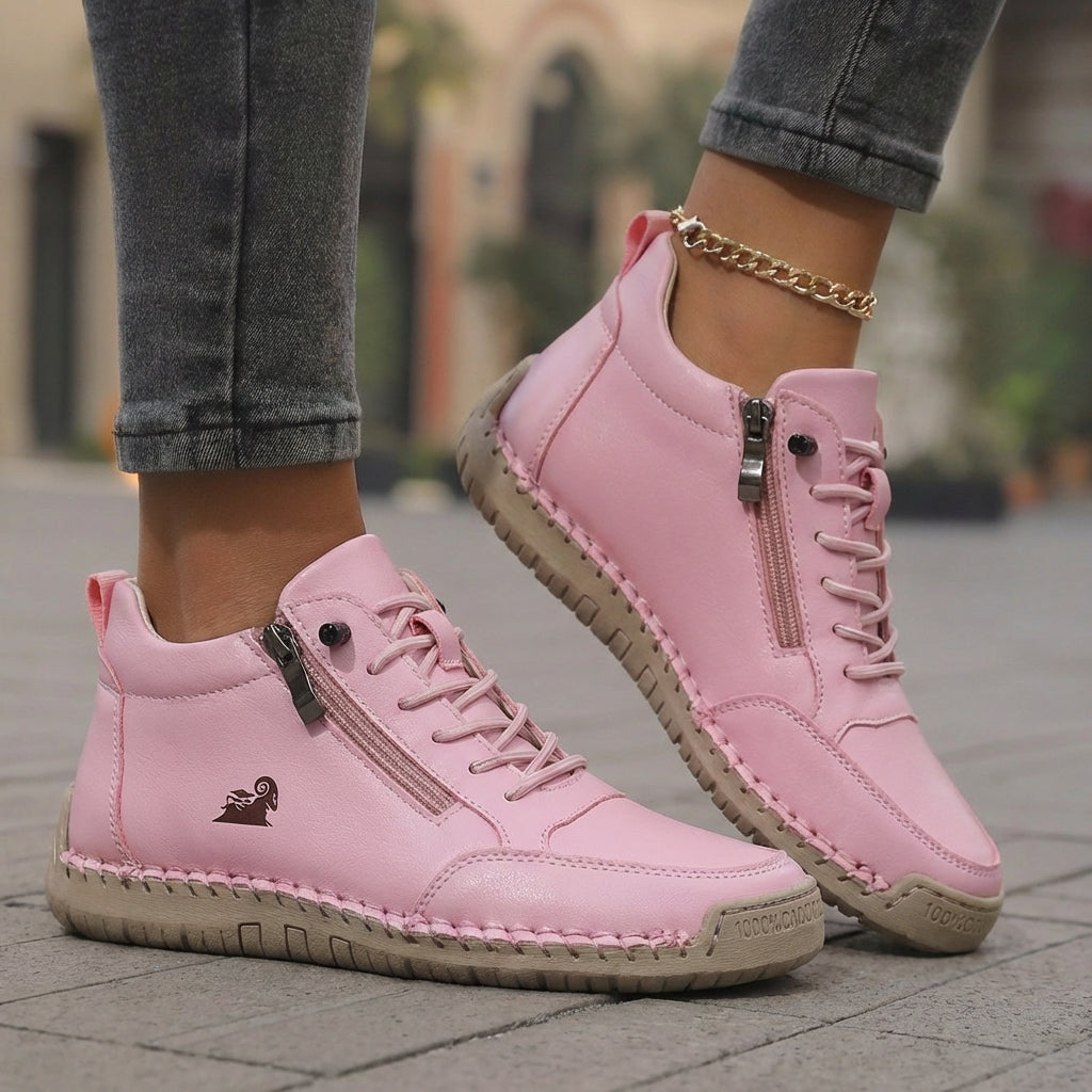 Mariette │ Baskets orthopédiques confortables + Fermeture éclair