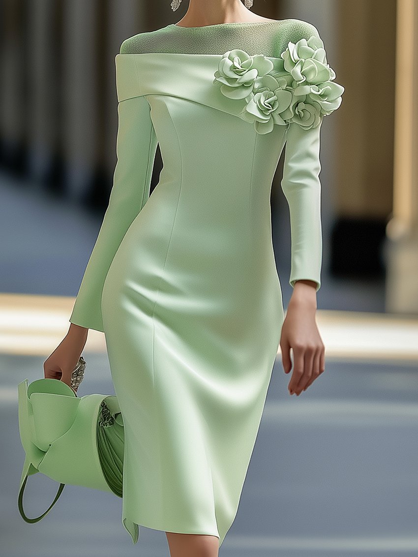 Lucie | Robe De Luxe Épaules Dénudées