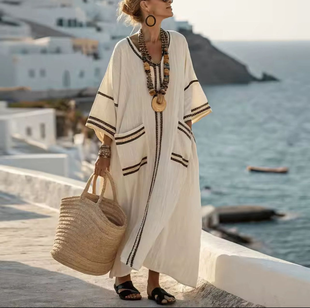 Mary | Robe longue de plage pour un look d'été élégant