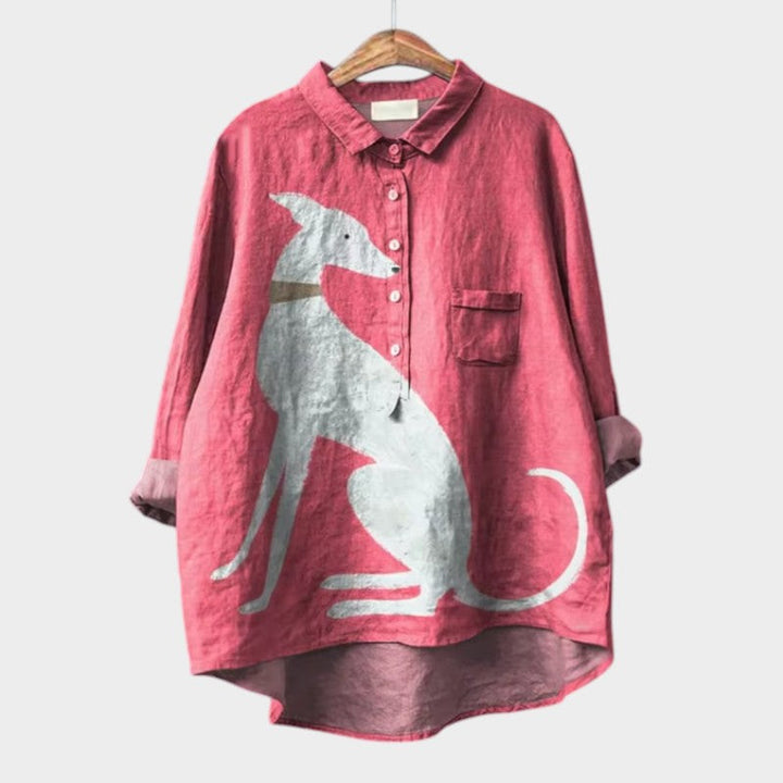 Amélie | Élégante Chemise d'Été en Lin