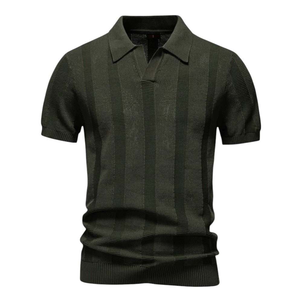 David | Polo En Maille Élevée