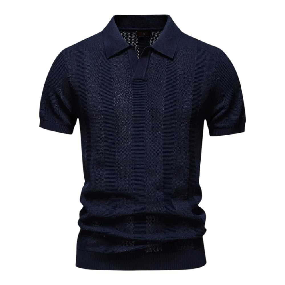 David | Polo En Maille Élevée